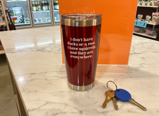 TRAVEL TUMBLER - SQUIRRELS