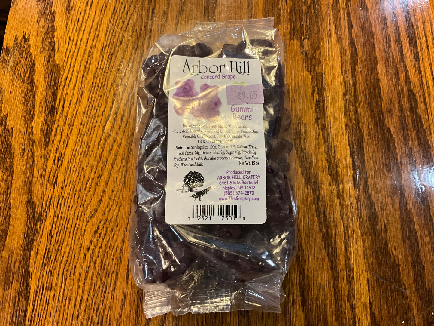 Arbor Hill Concord Grape Gummi Bears