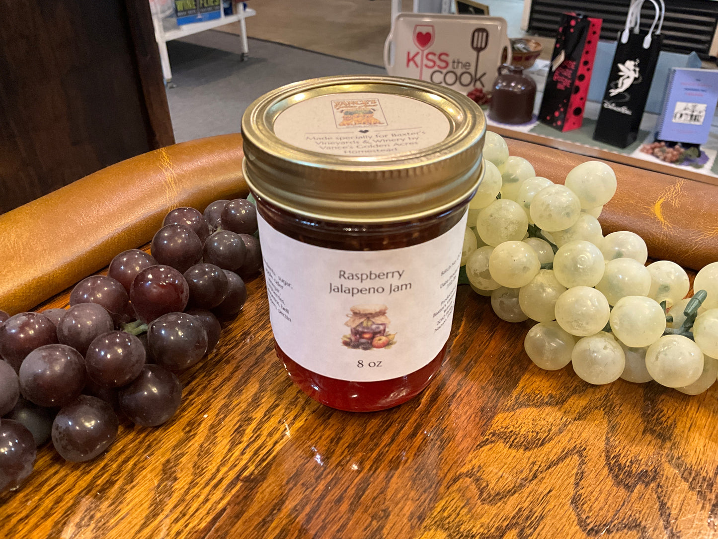 Raspberry Jalapeno Jam - 8 oz