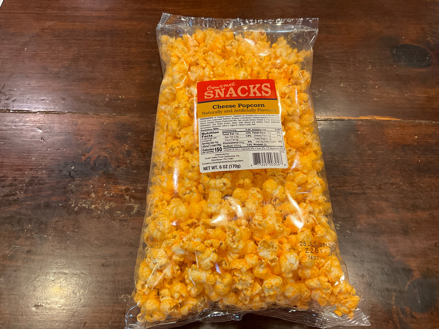 Gourmet Snacks Cheese Popcorn