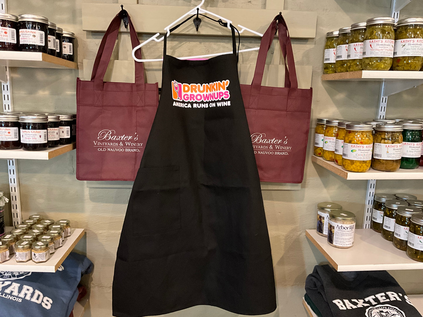 Apron (Drunkin’ Grownups America Runs On Wine)