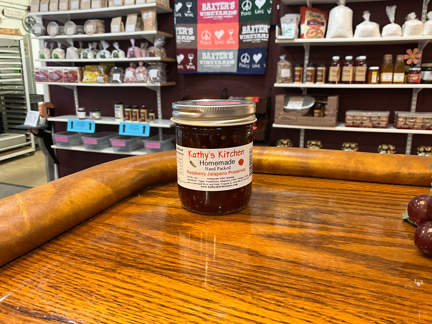 Raspberry Jalapeno Preserves