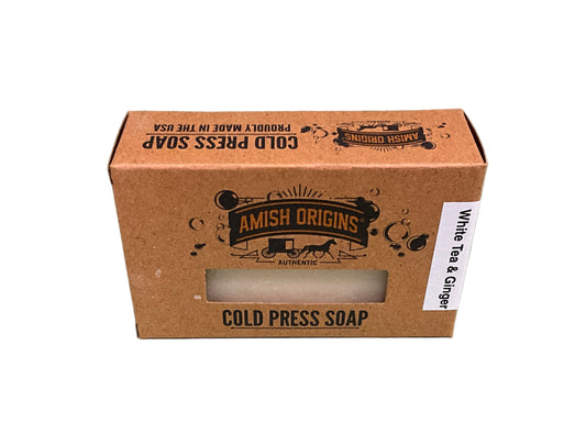 Amish Origins Cold Press Soap-White Tea & Ginger