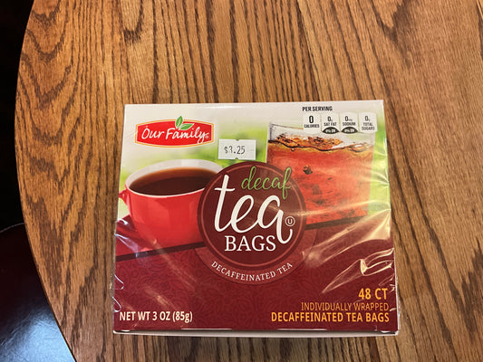 Tea Decaf Bags