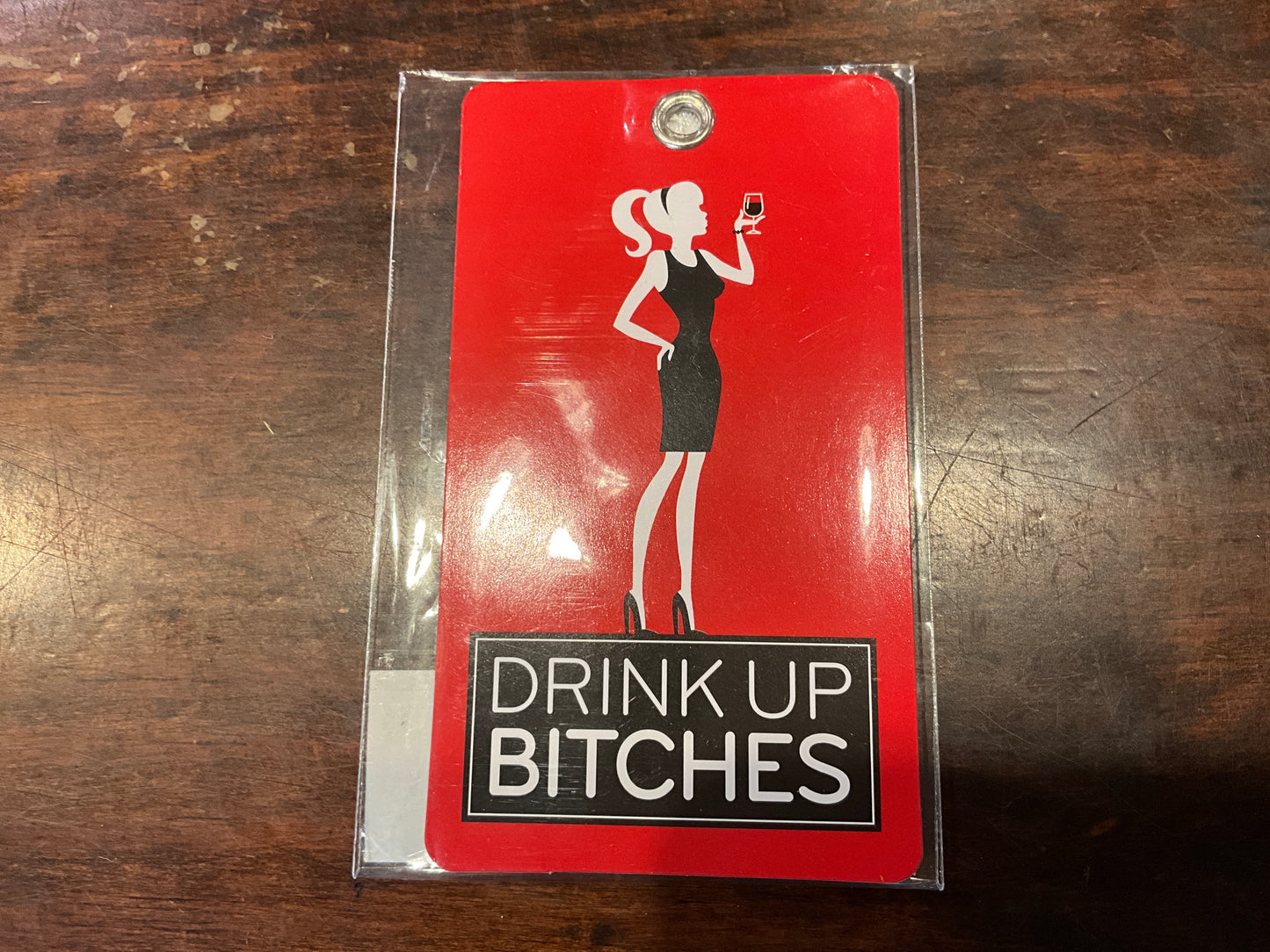Wine Bottle Gift Tag - Drink Up Bitches