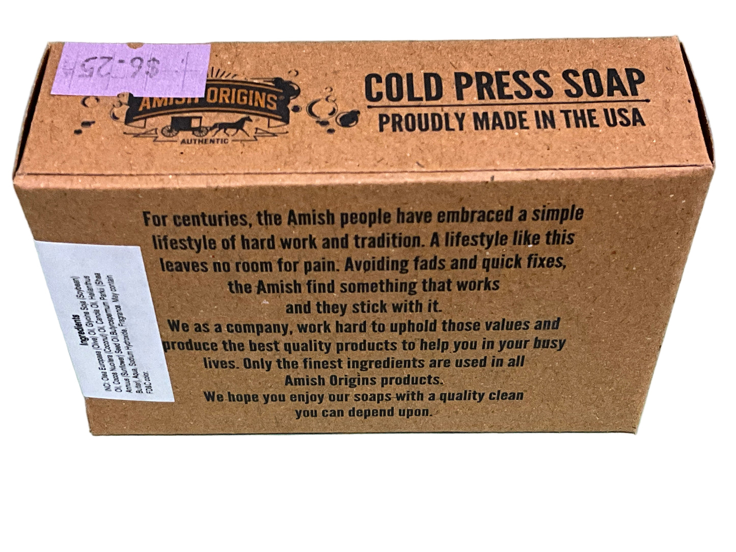 Amish Origins Cold Press Soap-Tea Tree Mint