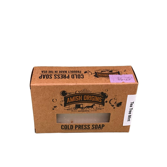 Amish Origins Cold Press Soap-Tea Tree Mint