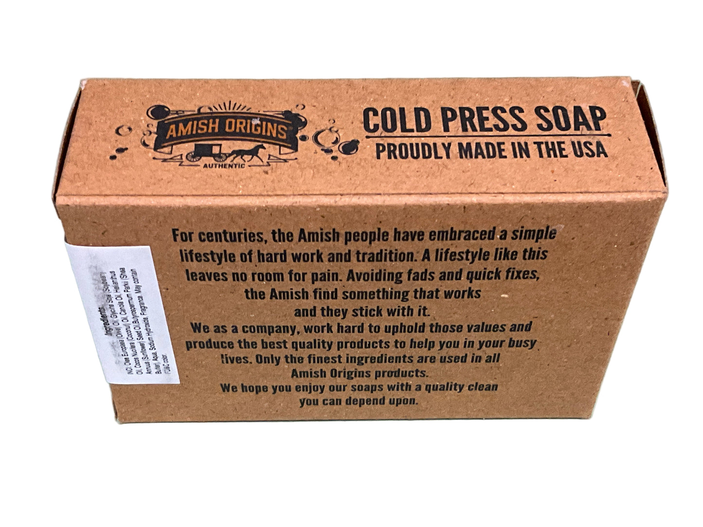 Amish Origins Cold Press Soap-Pear