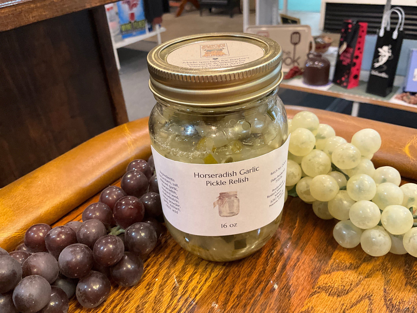 Horseradish Garlic Pickle Relish - 16 oz
