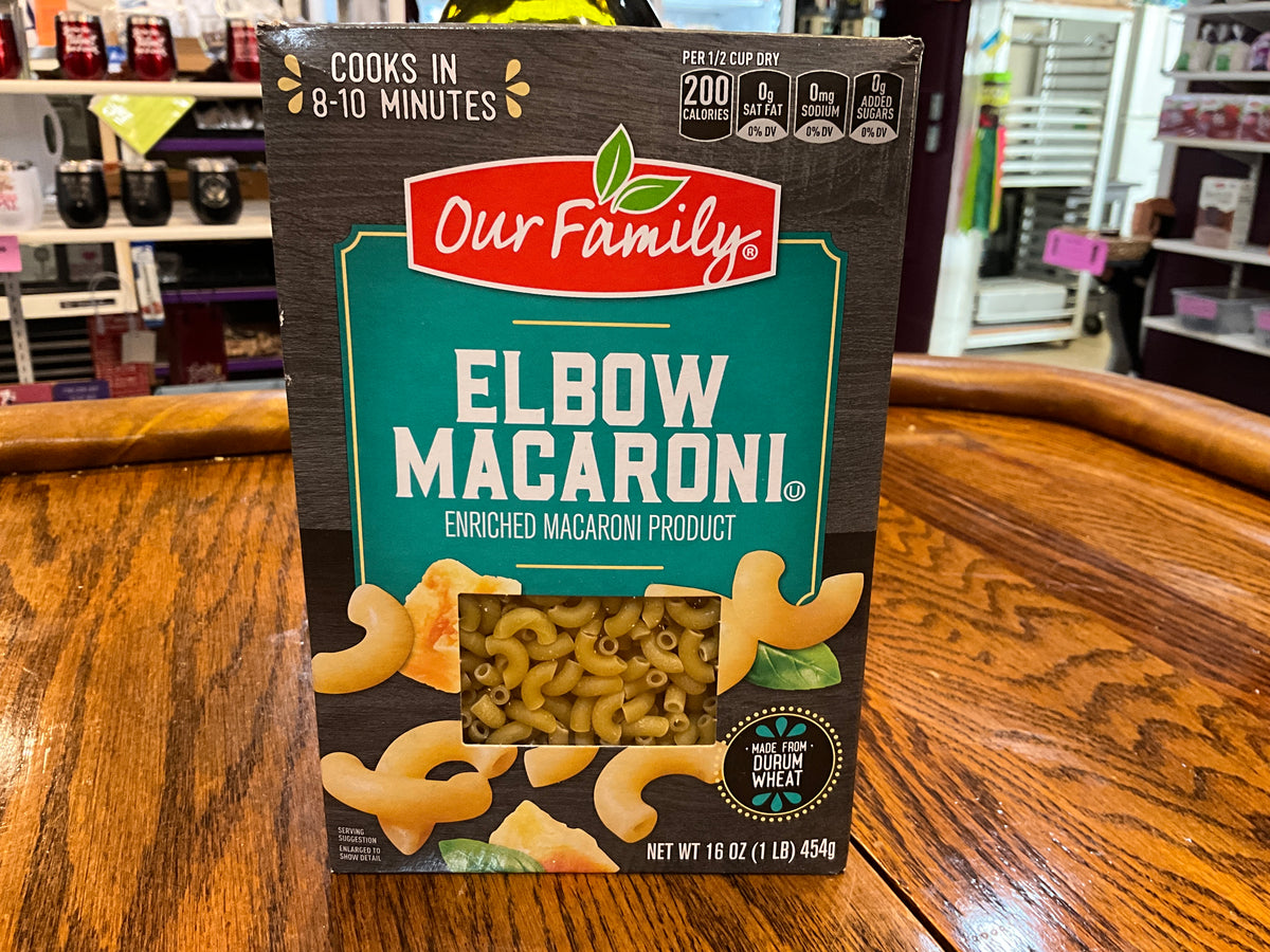 Our Family Elbow Macaroni - 16 oz