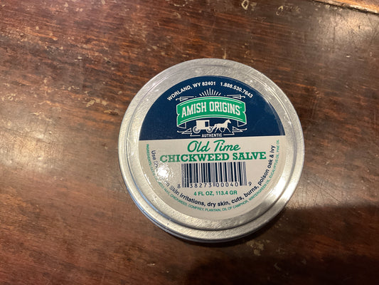 Amish Origins Chickweed Salve