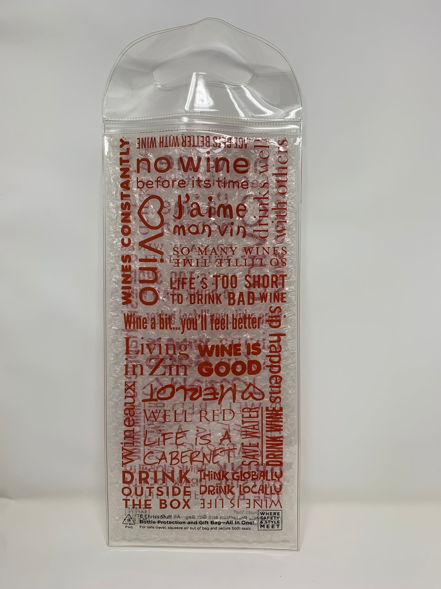 Wine Bottle Bubble Bag