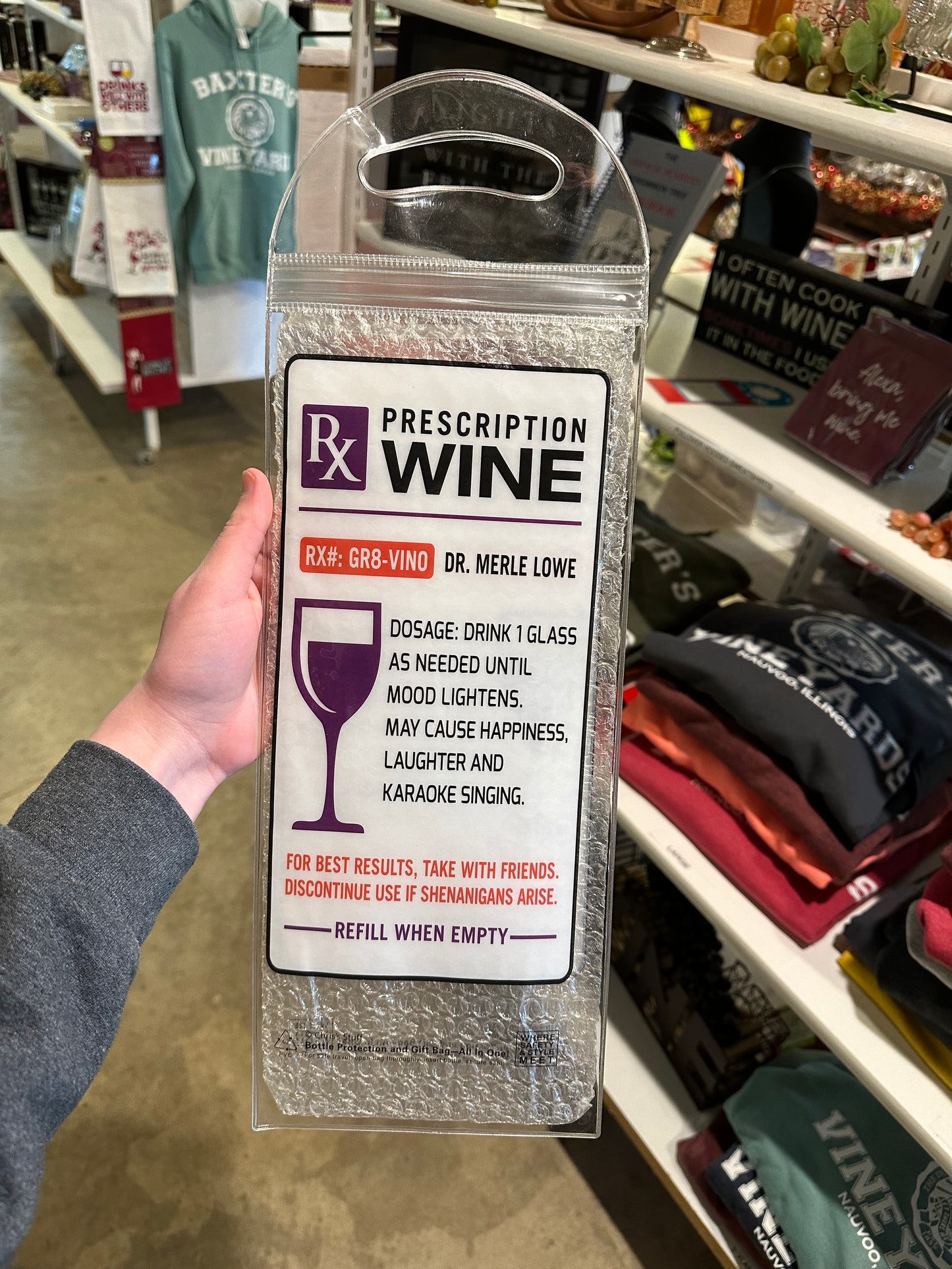 Wine Bottle Bubble Bag