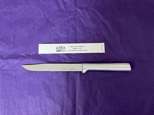 Rada Utility/Steak Knife with Silver Handle (R104)