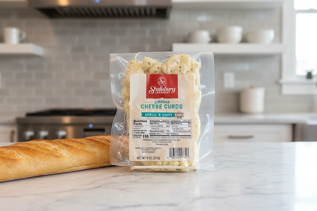 Garlic & Chive Cheese Curds - 9 oz