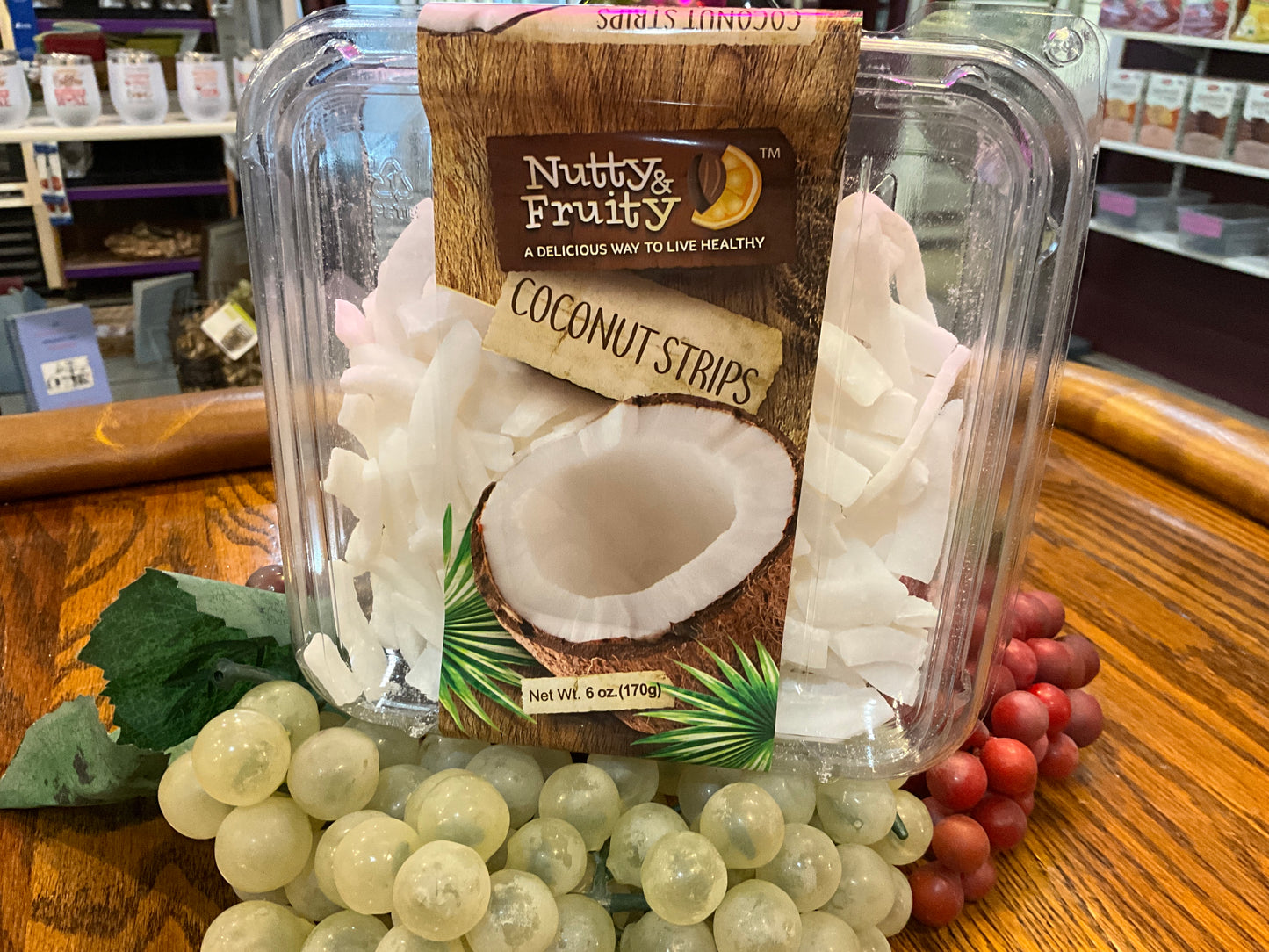 Coconut Strips-Nutty & Fruity (6oz)