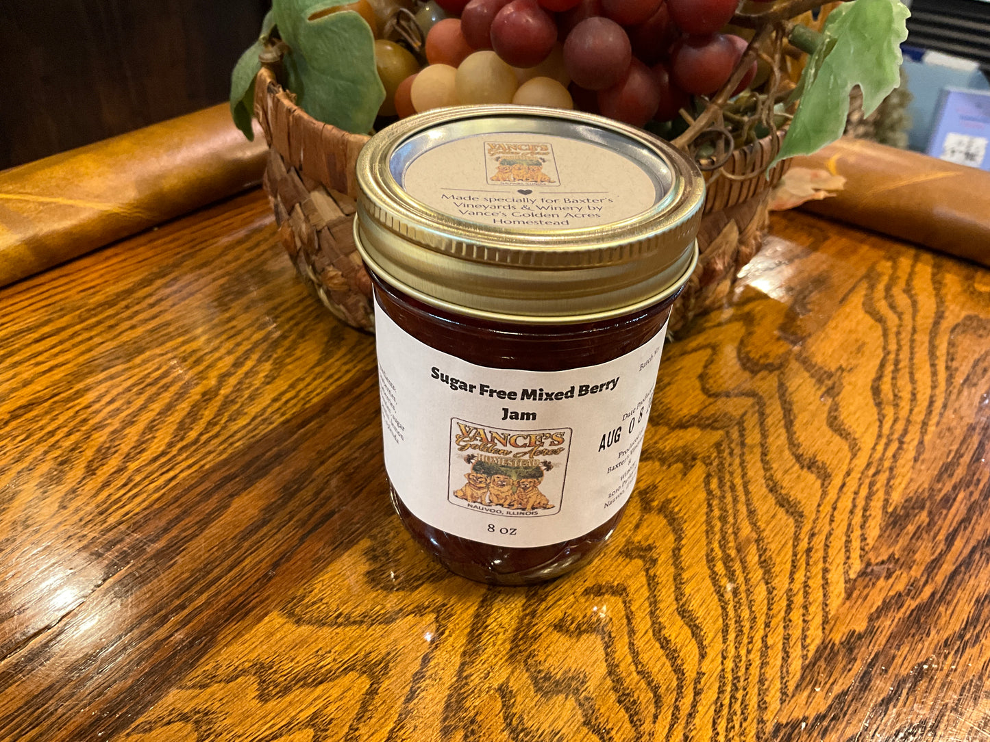Sugar Free Mixed Berry Jam - 8 oz