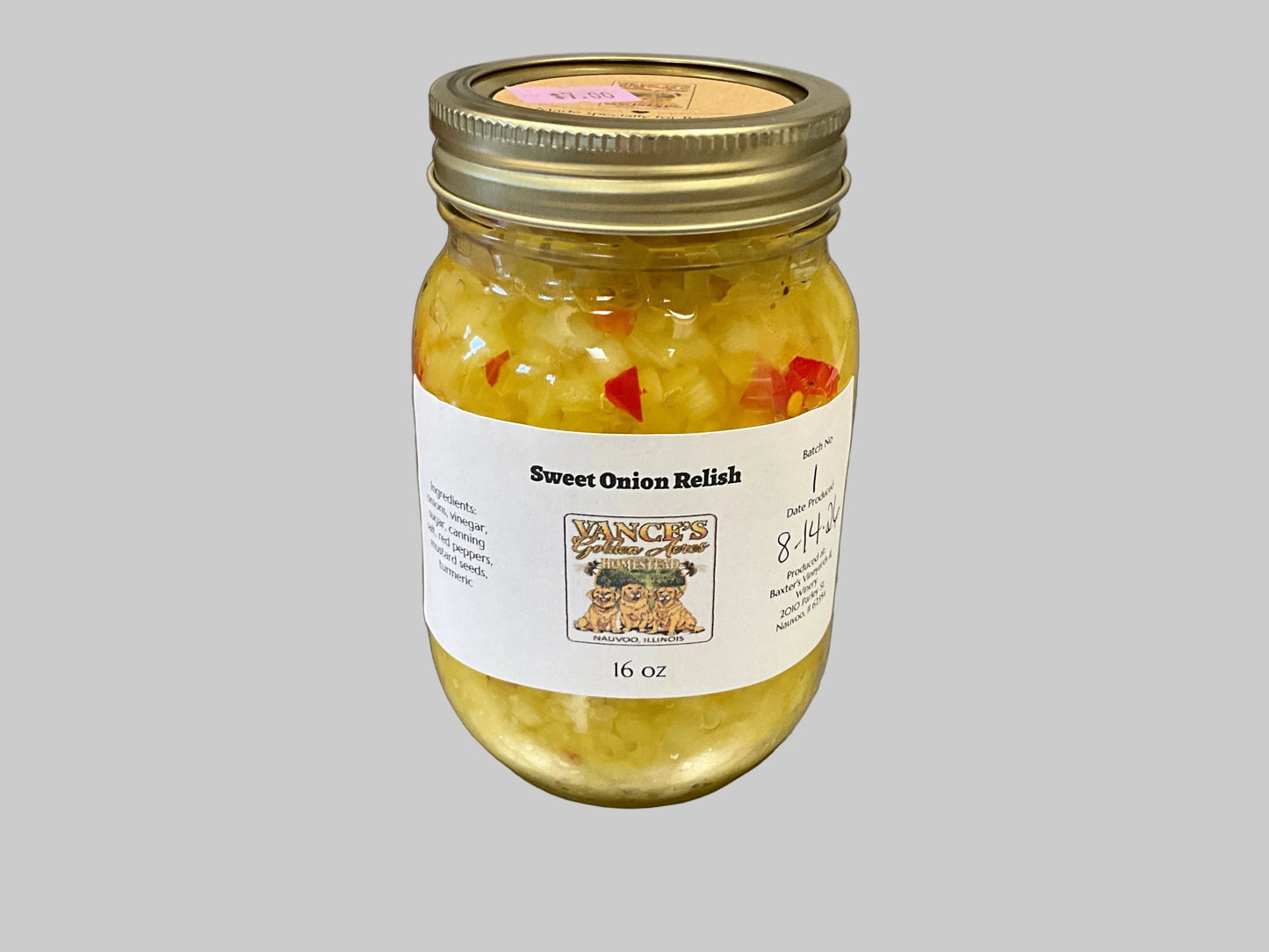 Sweet Onion Relish (16 oz)
