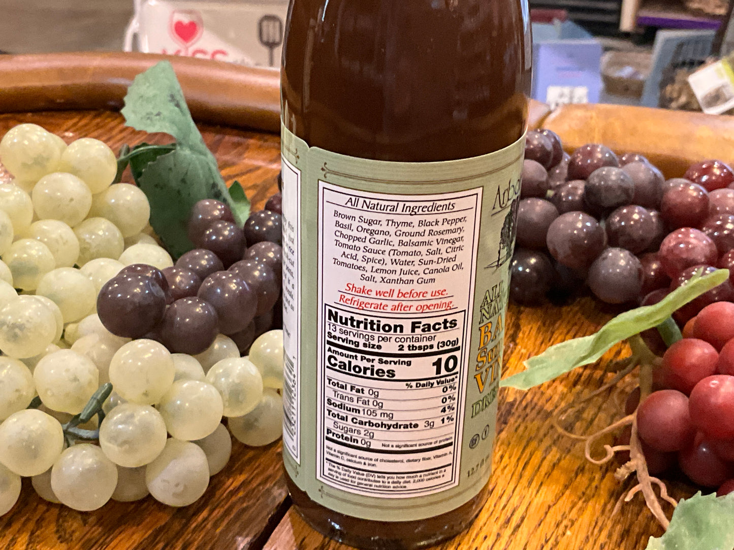 Balsamic Sun Dried Tomato Vinaigrette Dressing