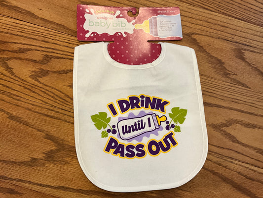 Baby Bib - Pass Out