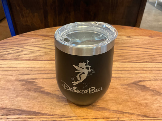 Black Insulated Tumbler (Drinker Bell)