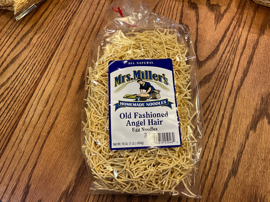 Old Fashioned Angel Hair Egg Noodles