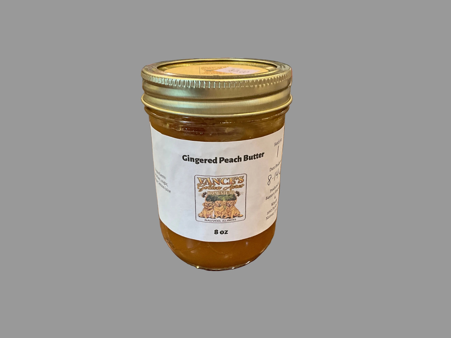 GINGERED PEACH BUTTER