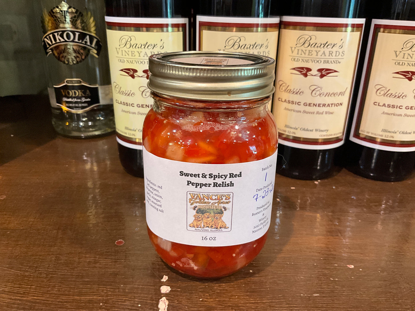Sweet & Spicy Red Pepper Relish