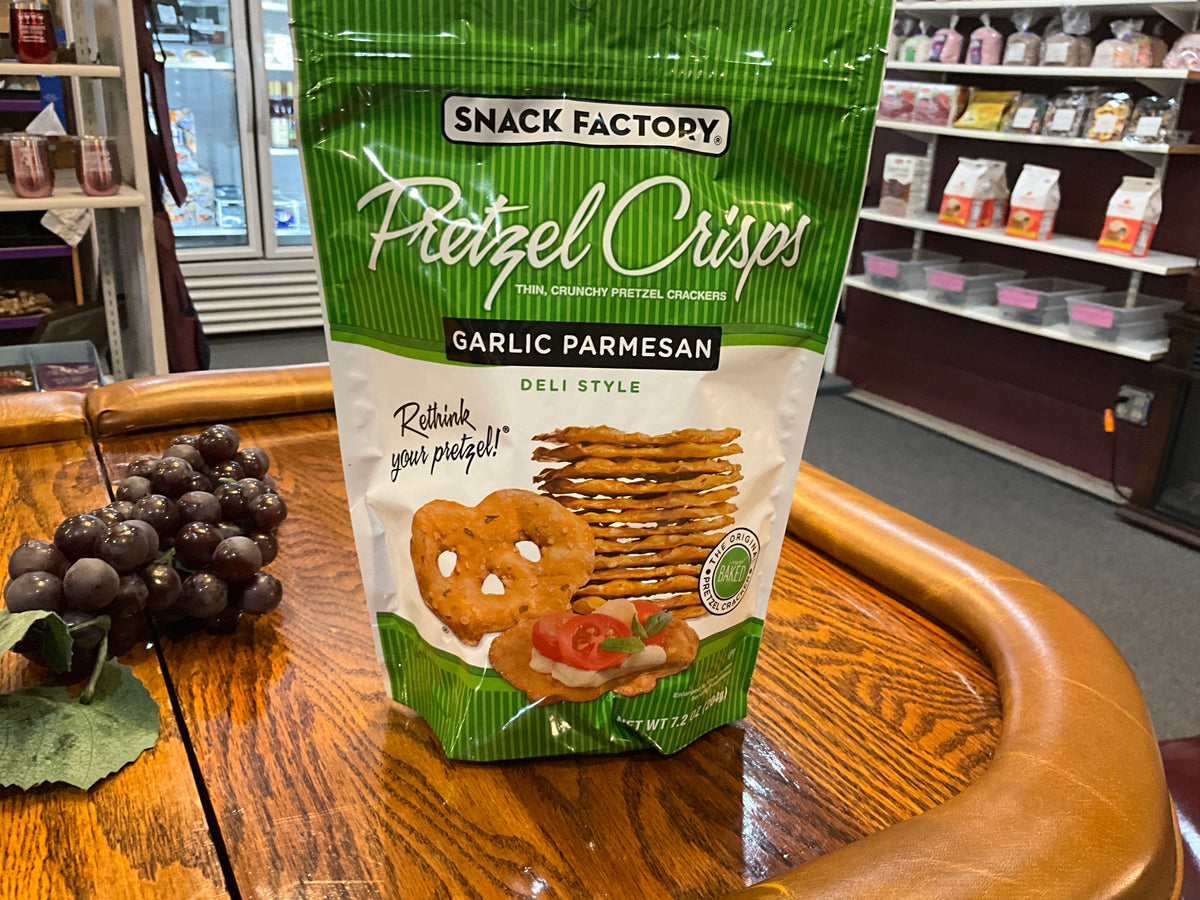 Garlic Parmesan Pretzel Crisps - 7.2 oz bag