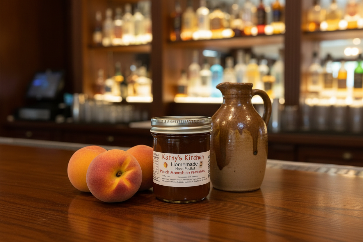 Peach Moonshine Preserves