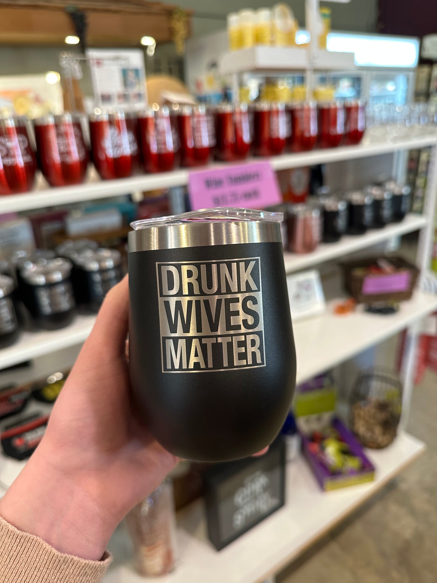 Wine Tumbler - Black