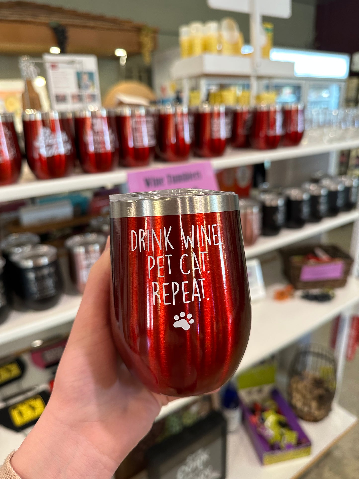 Wine Tumbler - Red