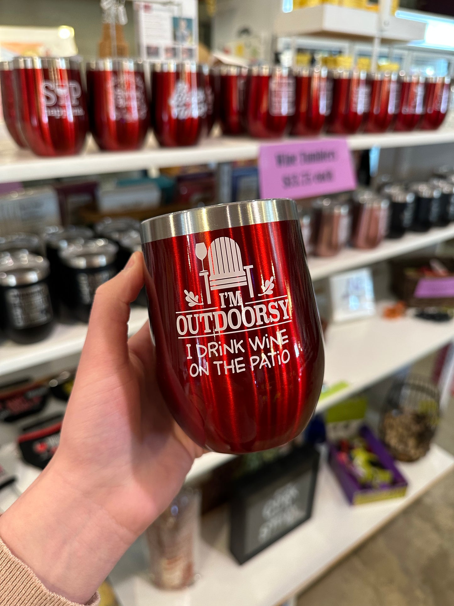 Wine Tumbler - Red