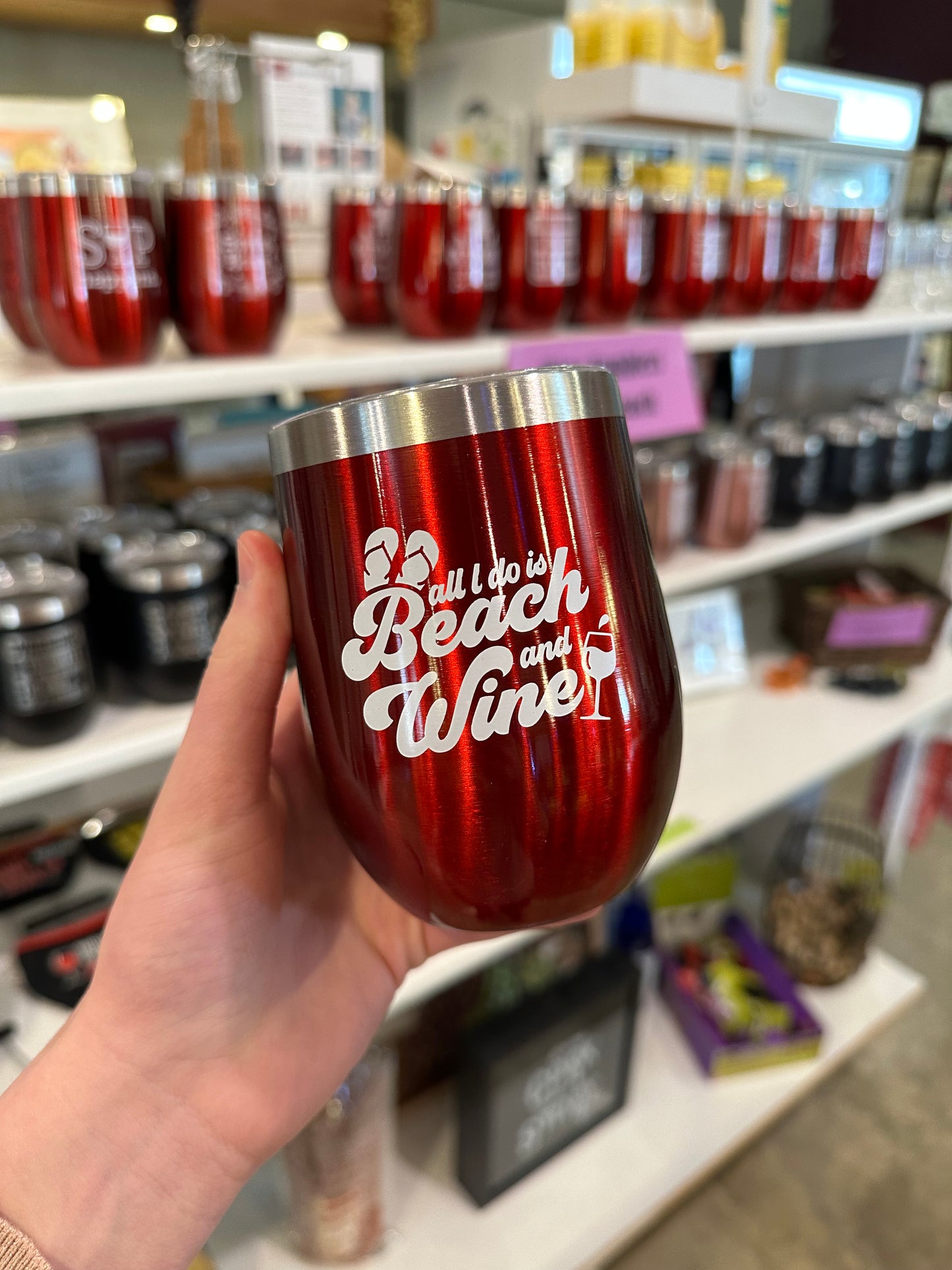 Wine Tumbler - Red