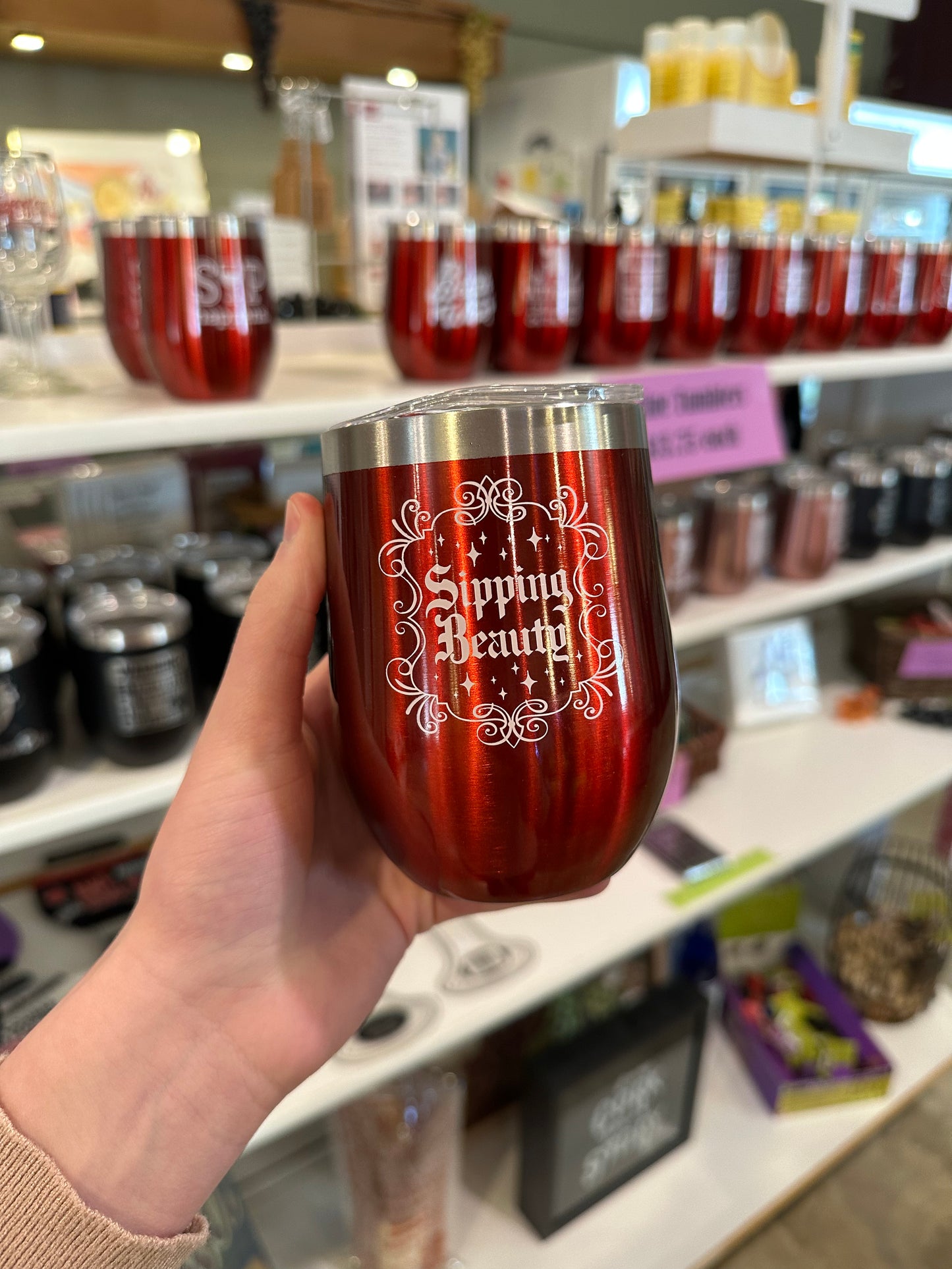 Wine Tumbler - Red