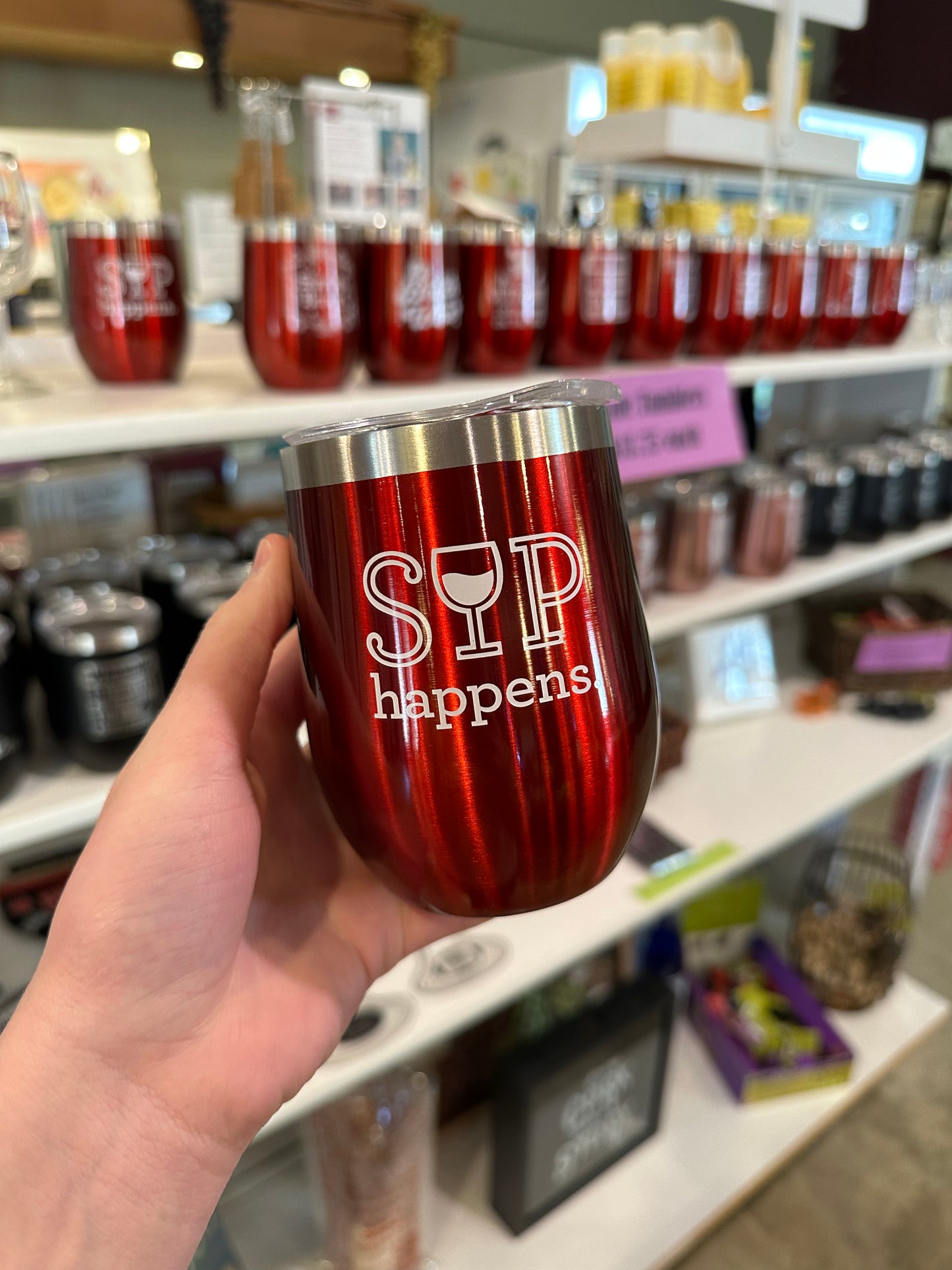 Wine Tumbler - Red